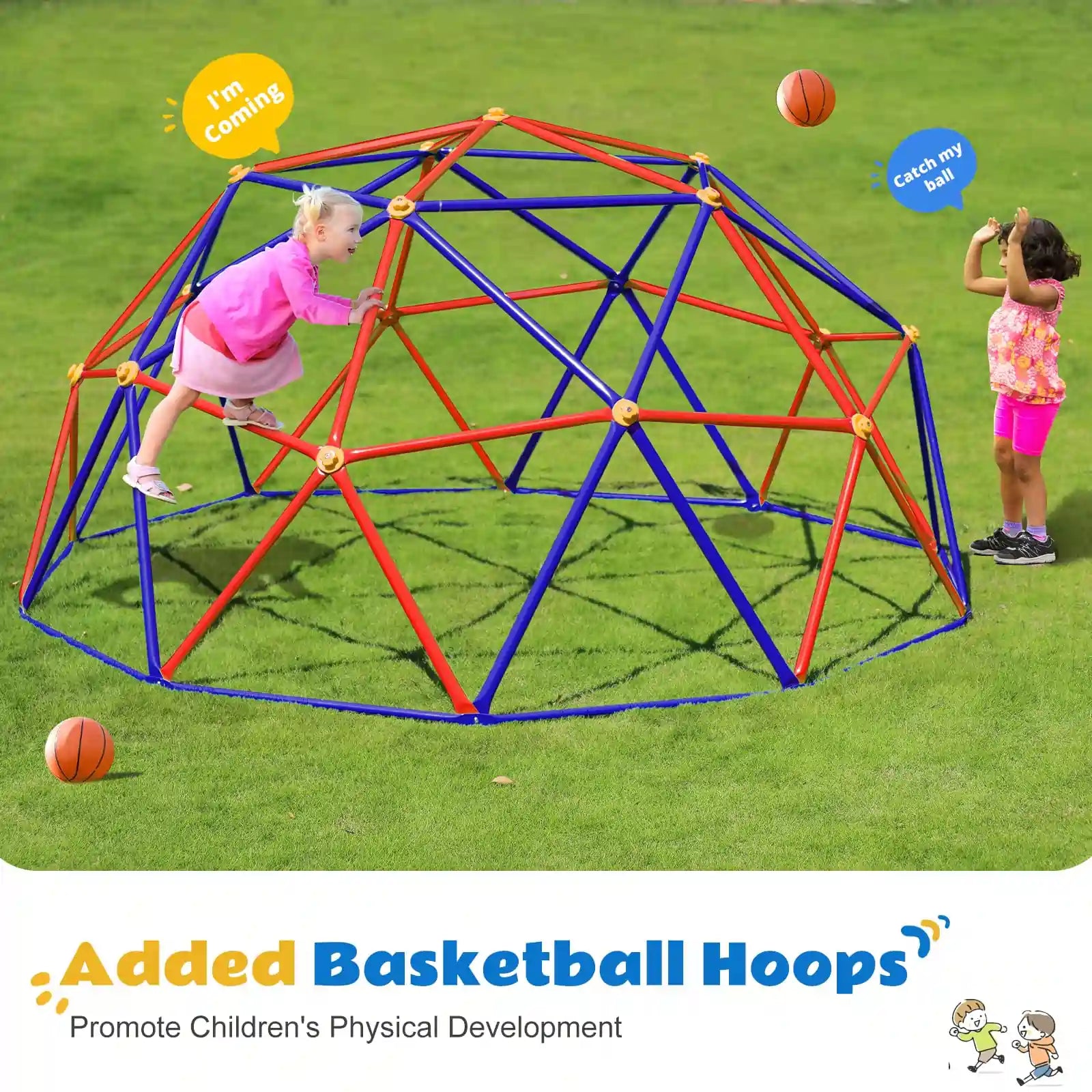 1000LBS Dome Climber with Hammock 10FT