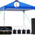 Blue 10 x 10 Pop up Canopy Tent#color_blue