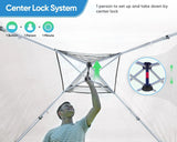 Grey canopy tent center lock#color_dark grey&grey
