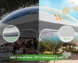 Grey event tent fabric#color_dark grey&grey