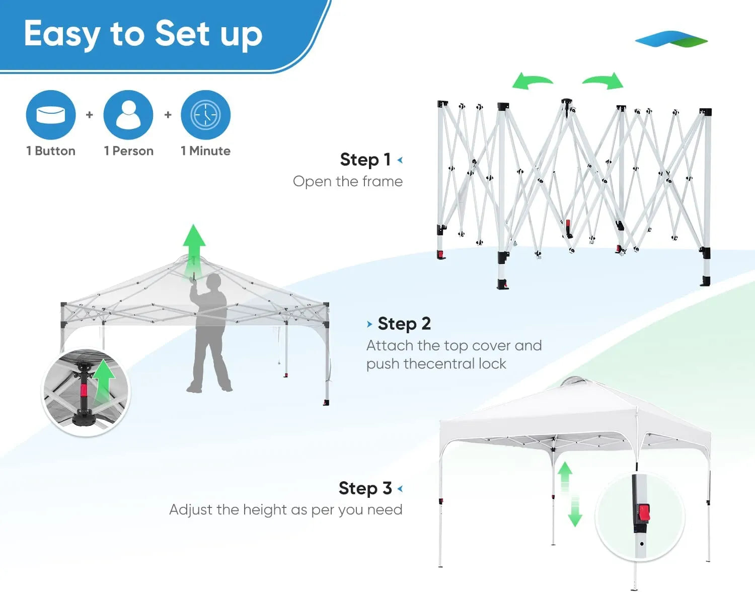 White event tent set up process#color_white