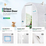 Upgraded Portable Walk-in Heavy Duty Greenhouse#color_white
