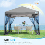 420D polyester Oxford fabric for UV protection#color_gray