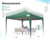 green canopy 3 height options#color_green (Upgraded)
