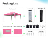 pink 10x10 canopy warranty#color_pink (Upgraded)