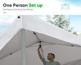 white canopy tent with sides#color_white (Upgraded)