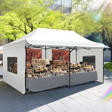 Safeguards your trade shows, beach vendors, and disaster relief operations#style_10x20 With Awning-White