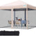 Quictent 10'x10' Pop up Canopy Tent with Mosquito Netting#color_tan