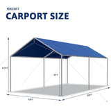 10x20ft blue carport size#color_blue