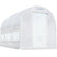 12' x 7' x 7' Tunnel Greenhouse - White#color_white (with 2 doors)