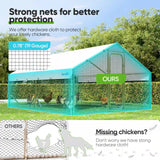 galvanized-coated wires for better predator resistance#size_12x9FT with ladder