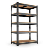 MAXLEAD 72" 2500LBS Heavy Duty Shelving Unit - Black