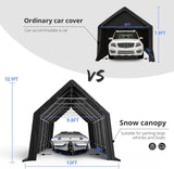 13' x 20' x 12' Heavy Duty Peak Portable Storage Shed