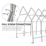 13' x 20' x 12' Heavy Duty Peak Portable Storage Shed