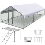18' x 9' x 6.6' Large Chicken Coop#size_18x9FT with ladder