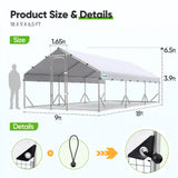 18x9x6.6FT Chicken Run Size#size_18x9FT Regular-No ladder