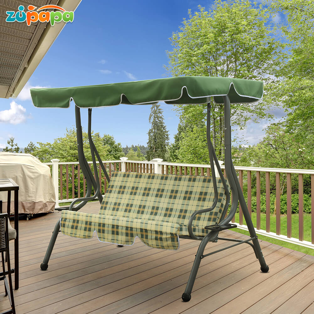 600 LBS 3-Seat Canopy Swing