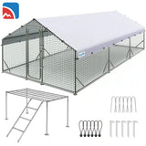 Large Metal Chicken Coop Run