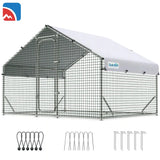 Large Metal Chicken Coop Run