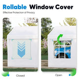 adjustable windows cover car shelter#color_white