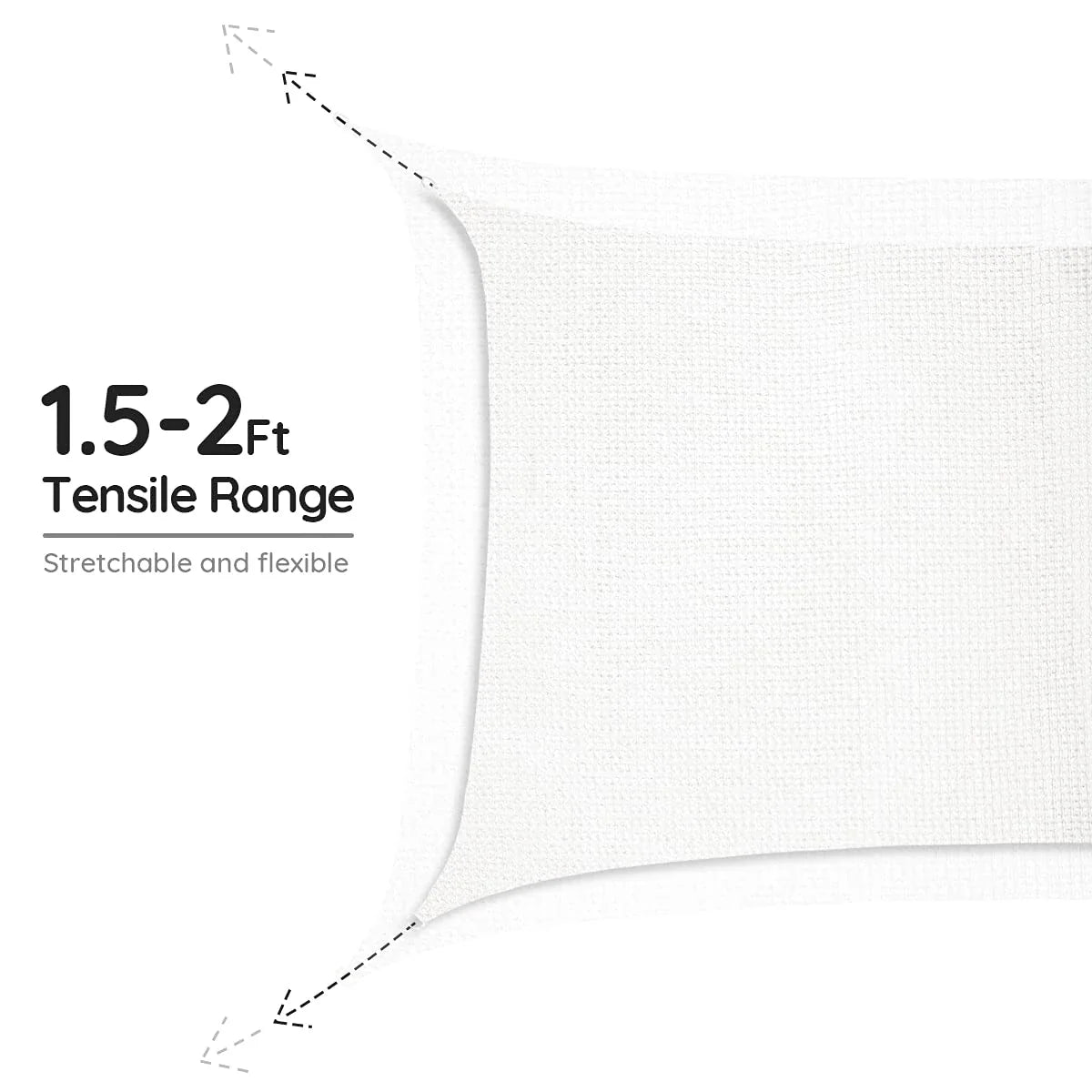 rectangle shade sail tensile range#color_white