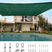 20'X20' Square Shade Sail#color_green