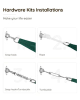 Green square shade sail hardware kits#color_green
