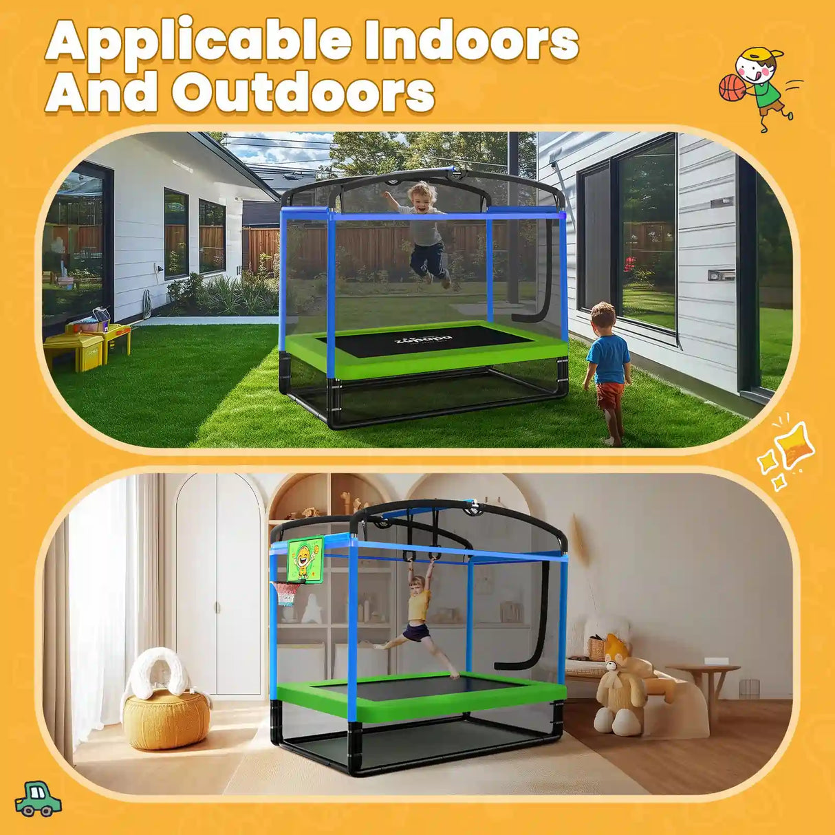 Versatile Indoor and Outdoor Use