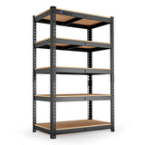 MAXLEAD 72" 2500LBS Heavy Duty Shelving Unit - Black