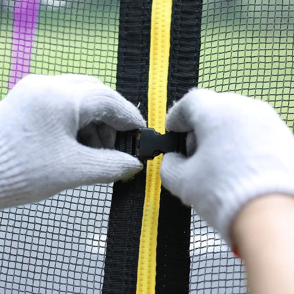 Saffun Trampoline Net 8-15FT & Out-Net Trampoline Replacement Enclosure Net