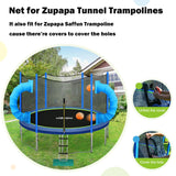 Zupapa 15 14 12 FT Safety Enclosure Net for Tunnel Trampolines