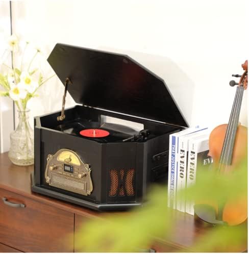 ORCC 10-in-1 Bluetooth Nostalgic Turntable Record Player