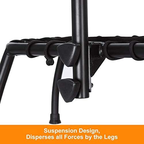 Zupapa 40" Mini Fitness Trampoline with Adjustable Handrail-Round
