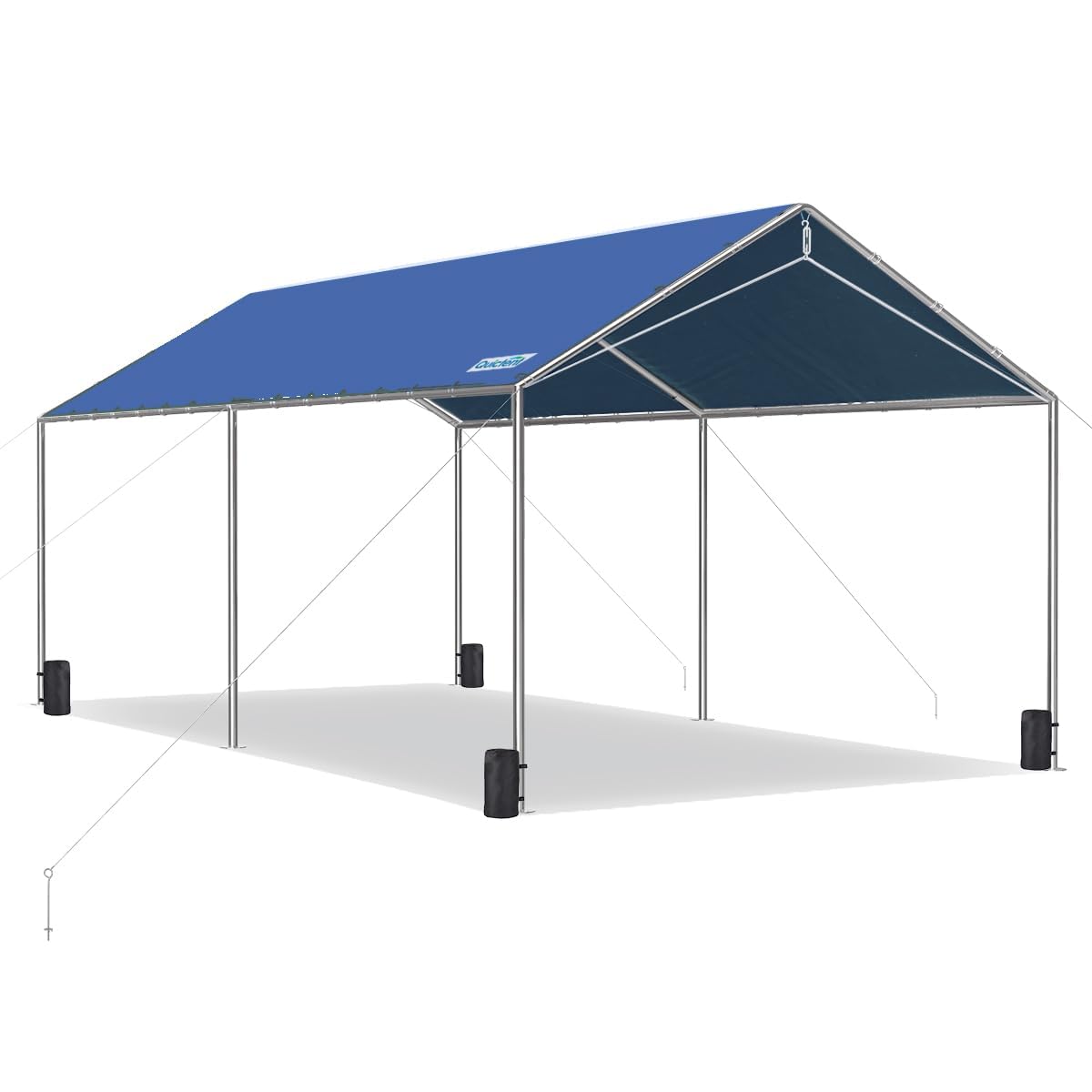 Quictent 10'x20' Heavy Duty Car Canopy with Steel Cables