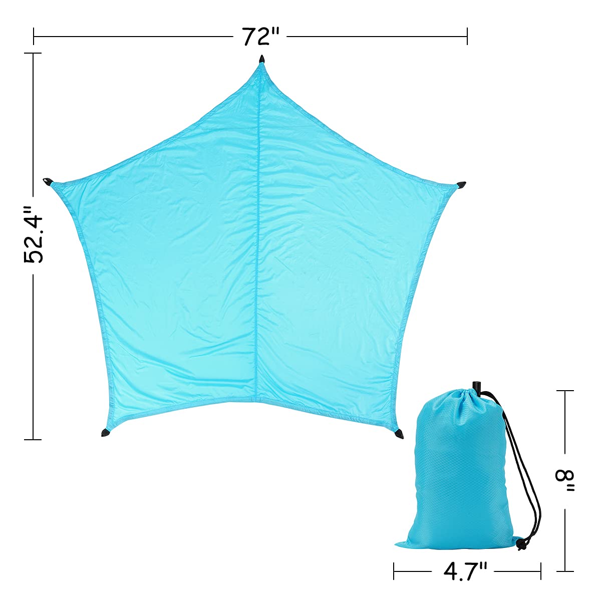 Zupapa 350LBS Hammock for 10FT Climbing Dome