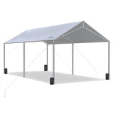 Quictent 10'x20' Heavy Duty Car Canopy with Steel Cables