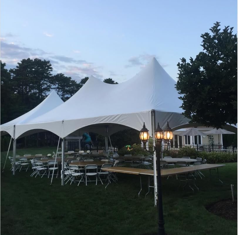Quictent 20'x30' Fire Retardant Party Tent - White