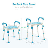Health Line Adjustable Shower Chair with Removable Arms