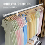 MAXLEAD HOME 525LBS Collapsible Gold Garment Rack