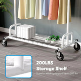 MAXLEAD HOME 525LBS Collapsible Gold Garment Rack