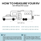 full sizes 5th Wheel RV Cover