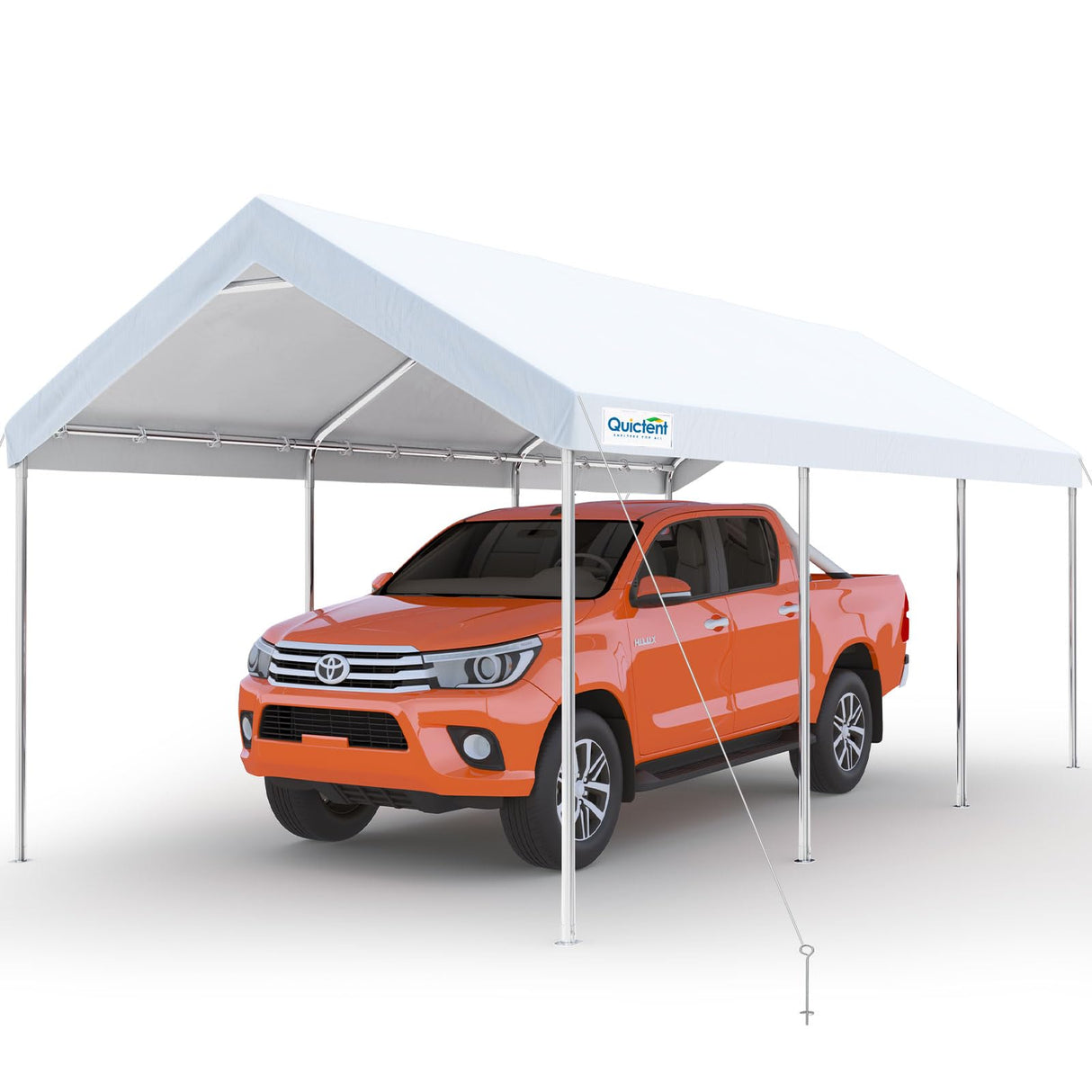 Quictent 10'x20' Reinforced Carport with Hanging Edge