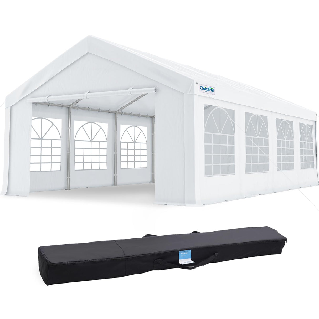 Quictent 13'x26' Heavy Duty Party Tent with Storage