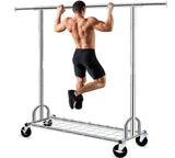 HOKEEPER 525LBS Commercial Rolling Garment Rack