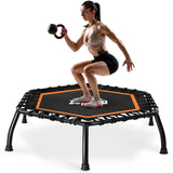 Zupapa 300LBS 40"/45" Fitness Trampoline with Adjustable Bar（No Armrests）