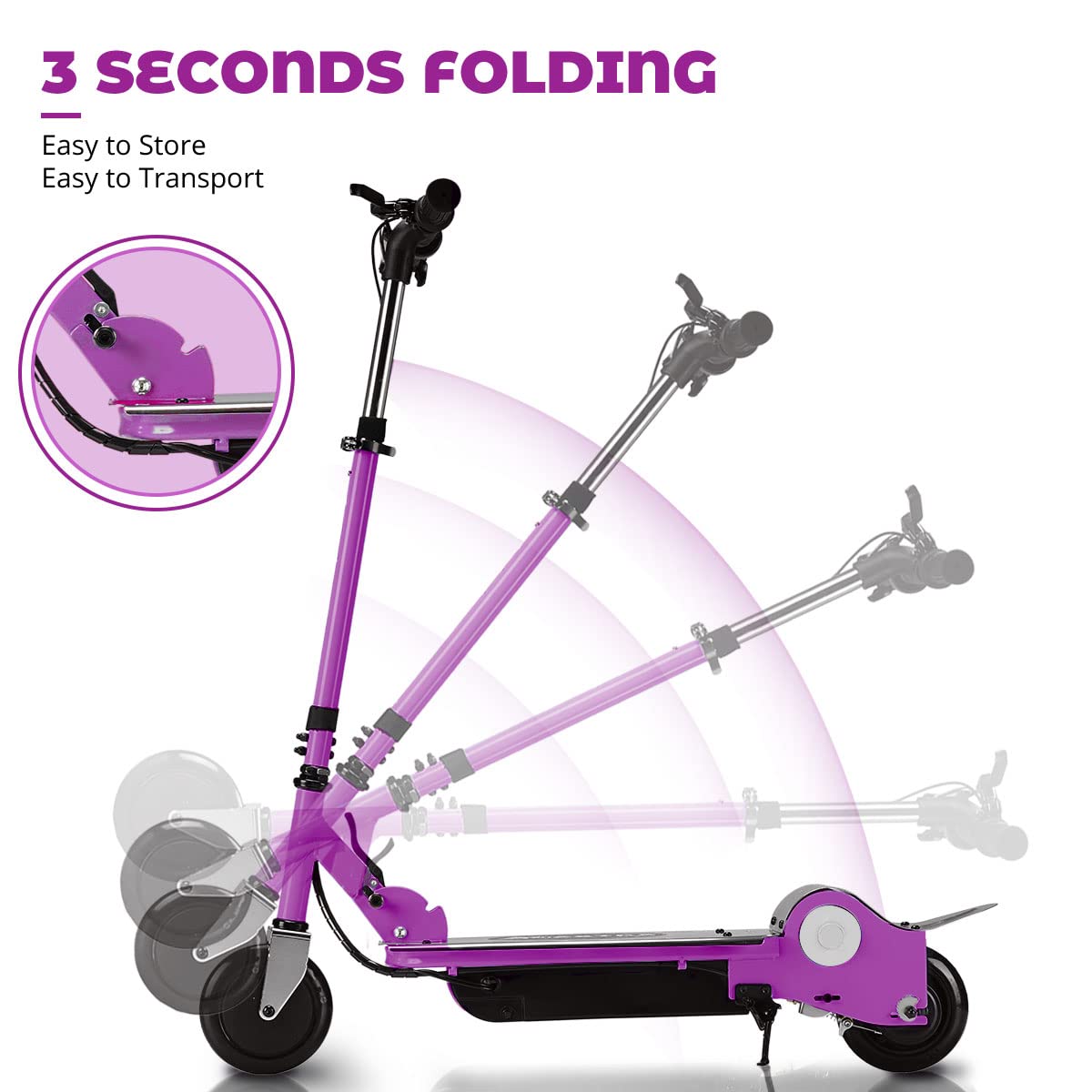 MAXLEAD E120 Electric Scooter with Seat