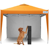 Quictent 10'x10' Pop-Up Canopy with 1 Sidewall