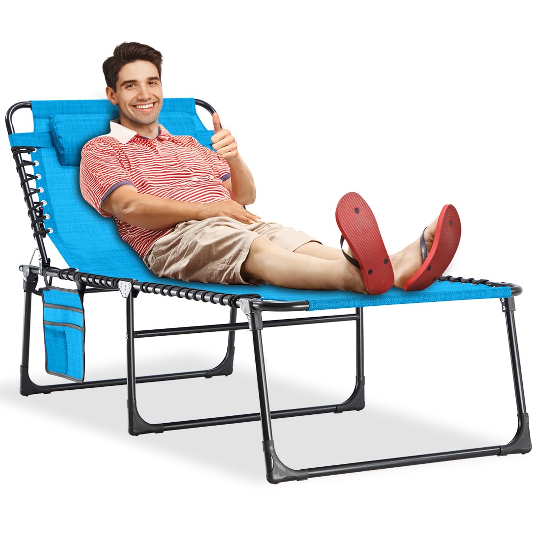 KING BIRD XL 5-Position Adjustable Chaise Lounge Chair