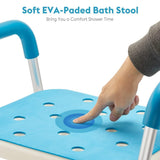 Health Line Adjustable Shower Chair with Removable Arms