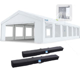 Quictent 20'x40' Heavy Duty Party Tent with Ventilated Windows